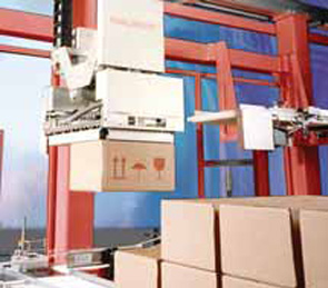 Palletizing of aluminium pallets