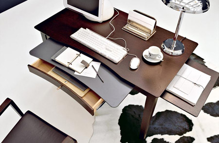 Wood Office Desks  Home on Home Office Desks Rectangular Desks In Wood Metal And Glass For