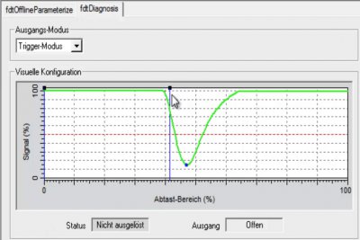 Using the Flex Programmer software, the switching range can be adjusted as required to ignore foam during maximum or minimum monitoring.