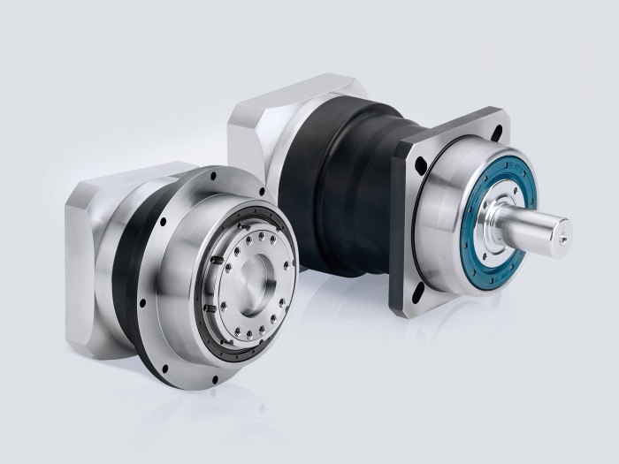The new BPV gear series is available as a standard version and as a variant with a flange fitting.Photo by Baumüller Nürnberg GmbH