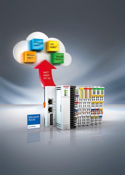 The EK9160 IoT Bus Coupler provides the ideal basis for cloud-based control and data analysis strategies.Photo by Beckhoff Automation GmbH