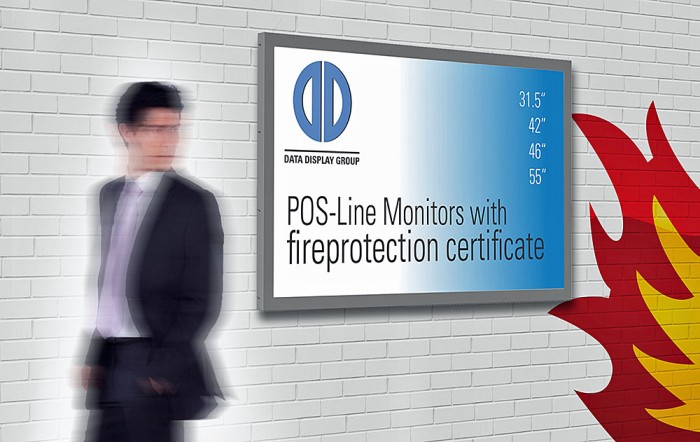 Distec's smoke and fire load optimized POS-Line MonitorsPhoto by Distec GmbH