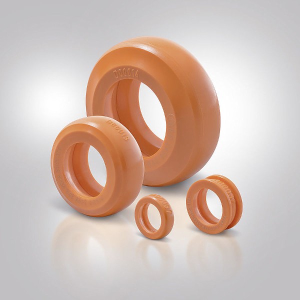FIBRO high-performance dampers made of thermoplastic elastomer increase the process reliability of modern servo presses by reliably absorbing the energies exerted on the holding elements.Photo by FIBRO GmbH