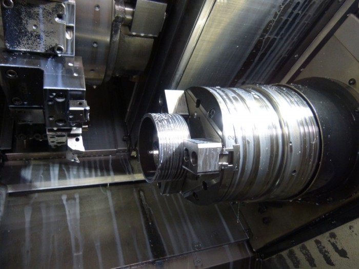 The Toplus chuck with the jaw module and the Mori Seiki machine are the perfect team.Photo by HAINBUCH