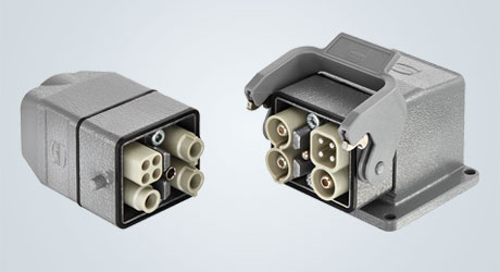 Han-Modular®: Twin angular housingPhoto by HARTING Technology Group