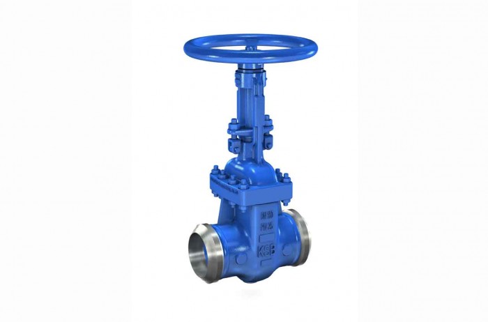 The valve gate range ECOLINE GT 40 in butt weld end design has been developed for non-corrosive media such as water, steam, gas and oil.Photo by KSB Aktiengesellschaft
