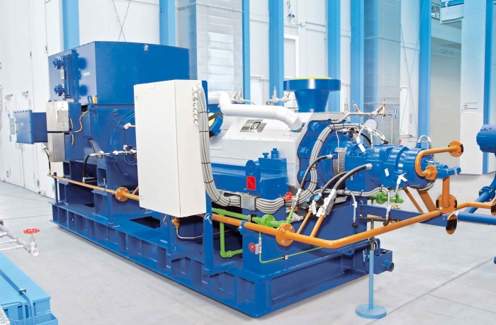 Pumps of the HGC type, similar to those that will be installed in Egypt’s three new power stations. Photo by © KSB Aktiengesellschaft, Frankenthal