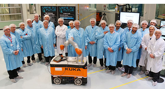 robots for satellite production