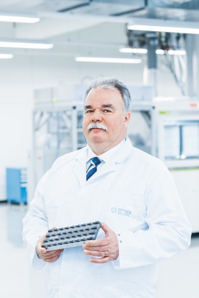 Optics Balzers’ CEO Alex Vogt plans to capture the Asian market with extremely small optical components which hold the potential to change the futurePhoto by Optics Balzers AG