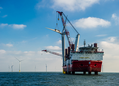 A unique project – the last one up! Photo by Siemens Energy
