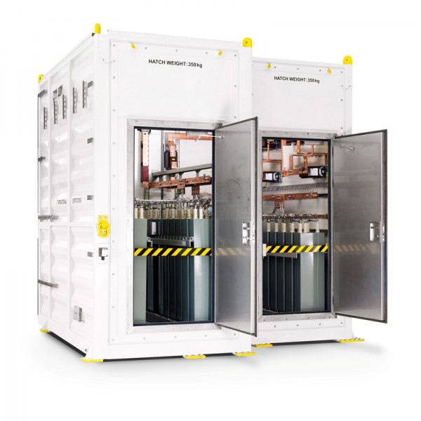Typical containerized DEH solution - DEH power supply systems from Siemens helping to prevent hydrates formation during planned and unplanned process shutdown in pipelines.Photo by Siemens AG Energy Sector