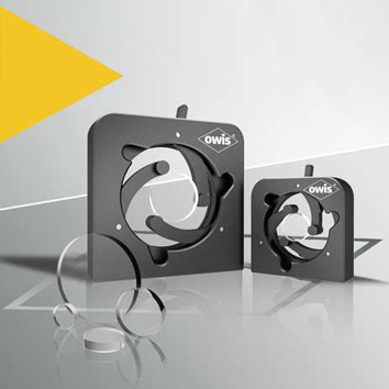 Universal optic holder UNOH 25 and UNOH 40 flexible for different optic diameters Photo by ... 