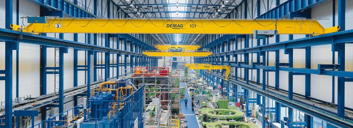 demag cranes efficency