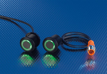 Compact and robust touch sensors with selectable symbols on the sensing face