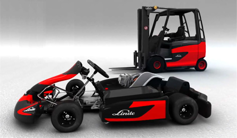 electric kart of Linde is the world record holder in the Guiness Book of Records