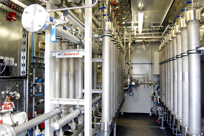 After concluding the commissioning phase, the gas upgrading plant Zeven II with MT-Membrane Technology is now injecting into the local gas gridPhoto by MT-Biomethan GmbH