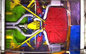 highspeed sequence taken with a pco.dimax HD+ at 1000 frames/s from the recording pit (taken from a Mercedes presentation at the SafetyUpdate 2012)