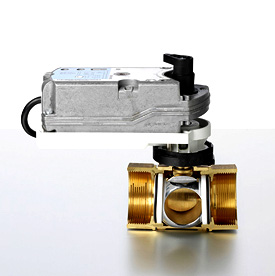 Acvatix open/close and changeover ball valves Photo by SIEMENS AG