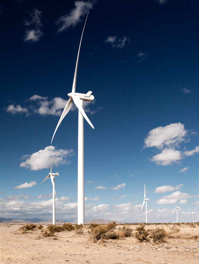 wind turbines