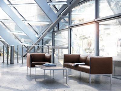 The plump shape on the inside gives the seating a soft look, but the contours are sharp and comfort excellent at the same time.Photo by Wilkhahn 