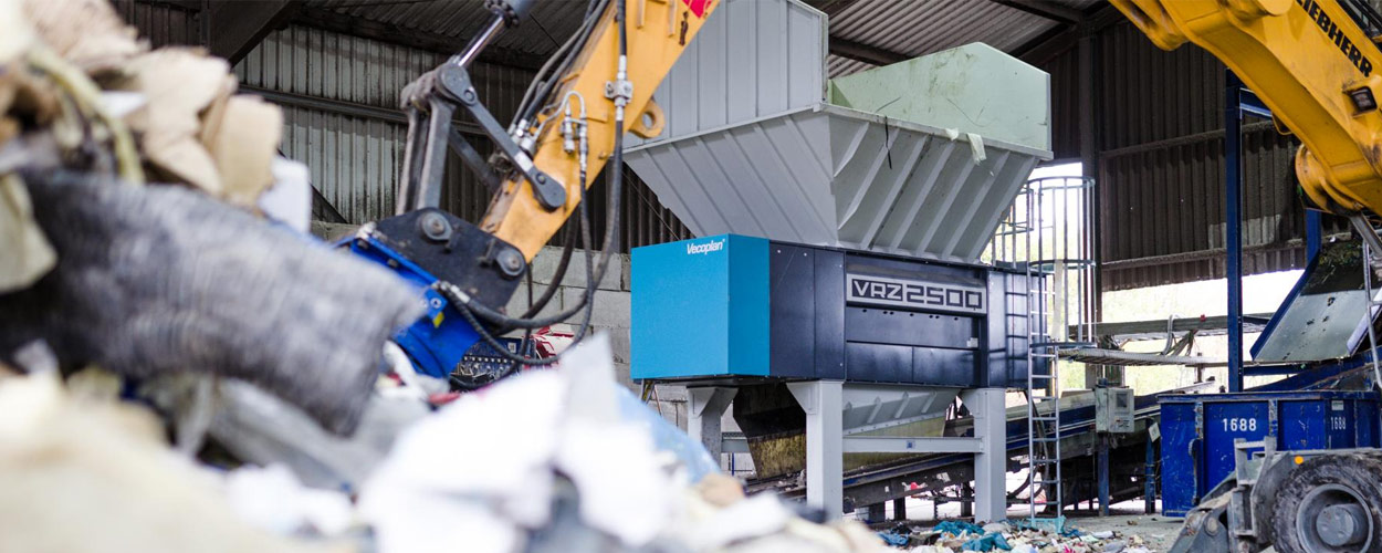 Vecoplan Industrial Plastic Shredders For Processing Plastics