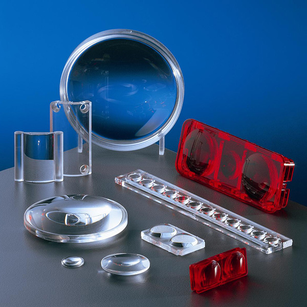 Grinded, polished lenses and plastic lenses by B&M