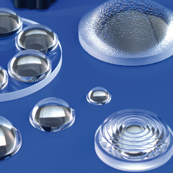 Grinded, polished lenses and plastic lenses by B&M