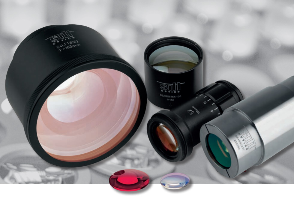 Laser Optics focusing lenses, beam expanders, standard theta scan