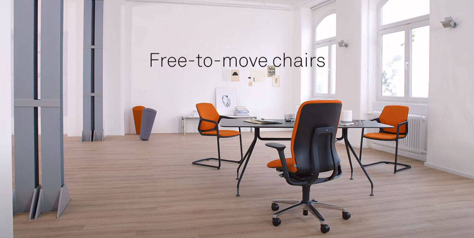 Modern design office seating, desks and conference rooms by Wilkhahn