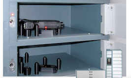 Safe storage of weapons, ammunition by deister electronic
