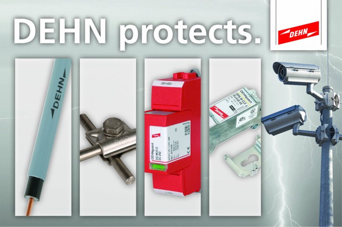 DEHN offers comprehensive protection for safety and security systems ranging from external lightning protection, earth-termination systems and equipotential bonding as well as surge protection.Photo by DEHN   SÖHNE GmbH   Co.KG.