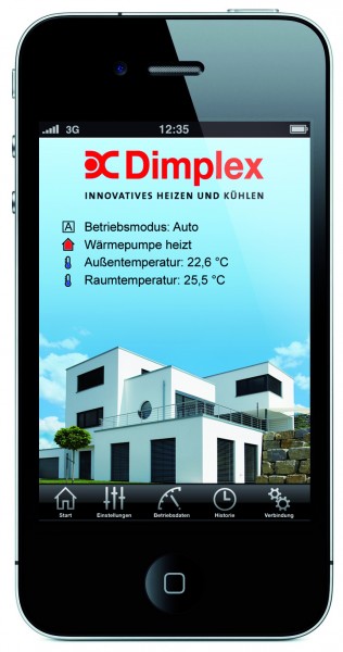 Dimplex App for heat pumps