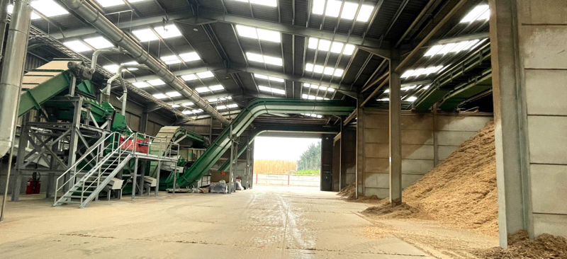 Customised static wood recycling plant from HAAS ensures years of ...