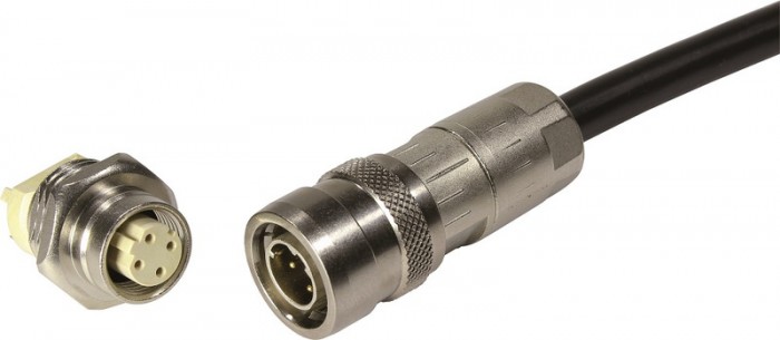 Circular connector M12 PushPull Photo by HARTING Technology Group
