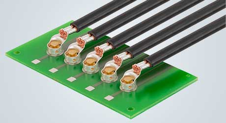 Han-Fast® Lock contacts on PCBPhoto by HARTING Technology Group