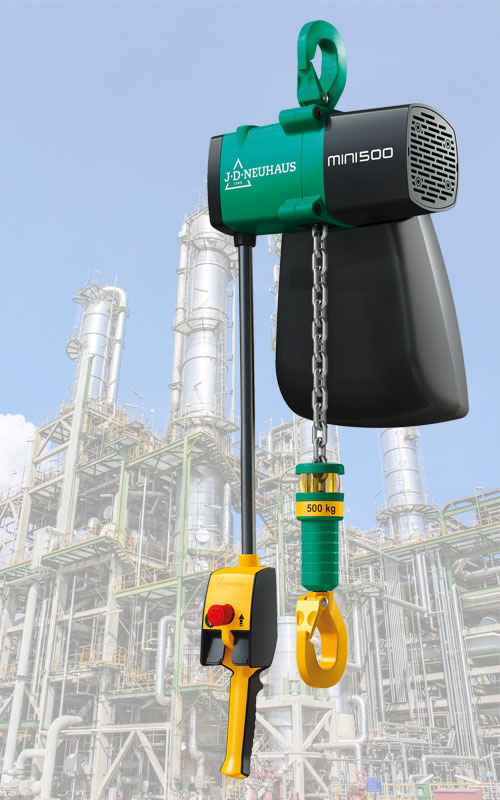 Mini series of air hoists from J D Neuhaus to be exhibited at this