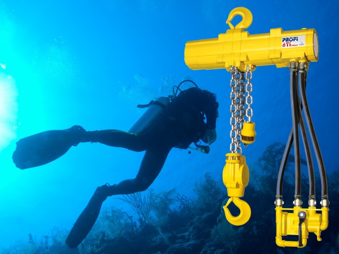 A J D Neuhaus Profi 6TI subsea hoist equipped with ‘diver friendly’ controlsPhoto by J.D. NEUHAUS GmbH & Co. KG