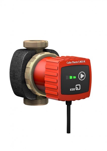 The new high-efficiency circulators of the Calio-Therm S NC series pump hot drinking water in closed circuits.Photo by KSB Aktiengesellschaft