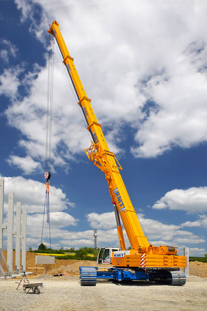 First crane job of the new LTR 1220 telescopic crawler crane