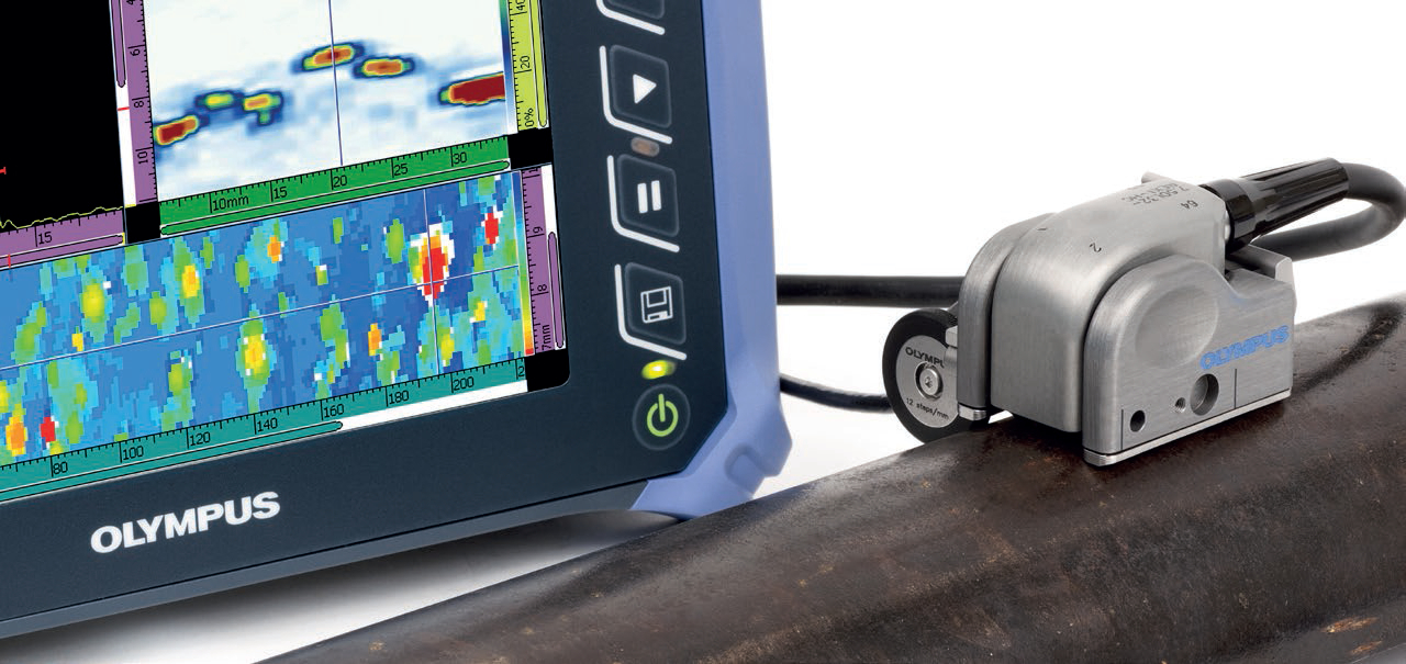 Dual Linear Array probe by Olympus is ideal for corrosion inspection