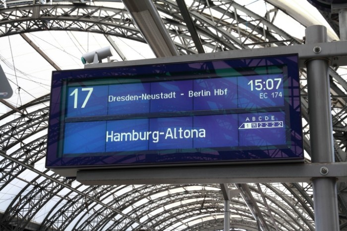 The train detection devices from HNC provide essential information to control the information displays. The devices can be mounted on the display itself.Photo by Pepperl+Fuchs GmbH