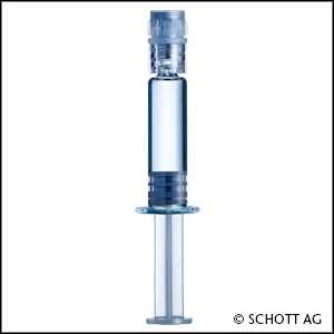 syriQ® Rigid Cap (SRC) – new closure systems for prefilled glass syringes.Photo by SCHOTT AG