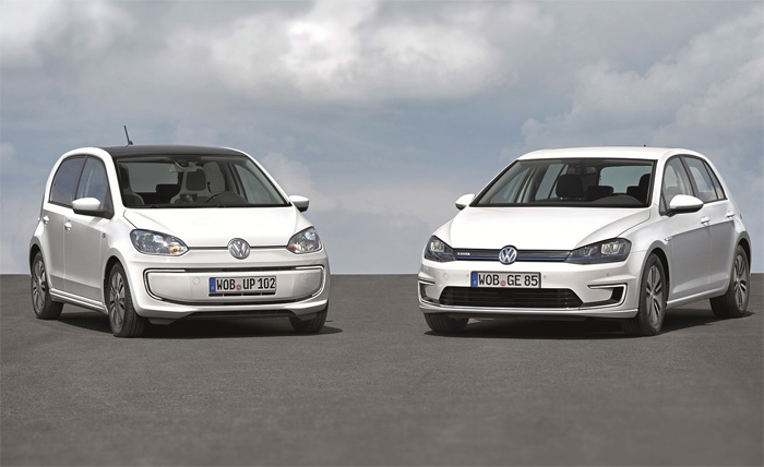 The e-up! and e-GolfPhoto by Volkswagen AG 