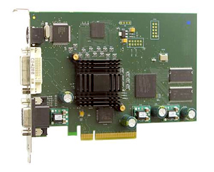 full speed frame grabber with a 4-lane PCIe bus