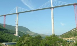 Millau Viaduct in the South of France