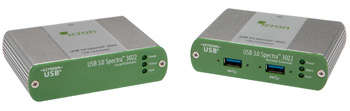 USB 3.0 Spectra™ 3022 Two-port Multimode fiber 100m ExtenderPhoto by incron