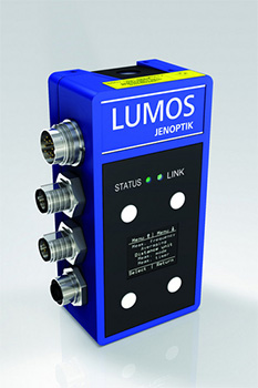 LUMOS Laser Distance Meter / Laser Distance Sensor for distance measurement on hot surfaces and in bright environmentsPhoto by Jenoptik