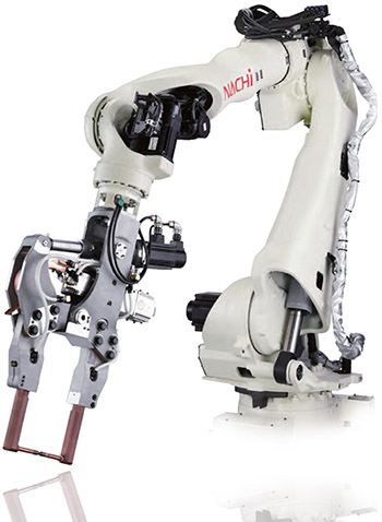 Ultra-fast spot welding robots now built-in cables by Nachi - NEWS