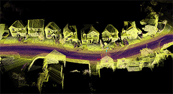 Dynascan 3D point cloud of urban environmentPhoto by Renishaw